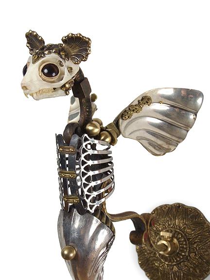 Jessica Joslin Hybrids bone art sculptures