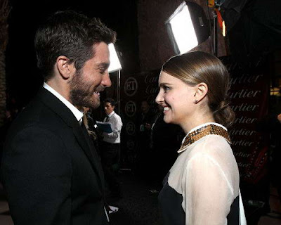 Natalie Portman in Black Ivory Dress at 2011 Palm Springs Awards Gala