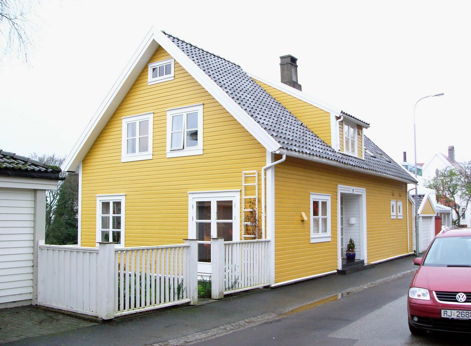 Yellow House Exterior
