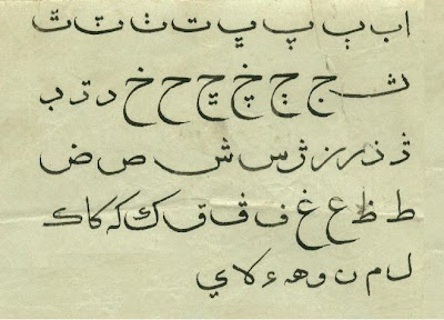 sindhi language alphabet sindh