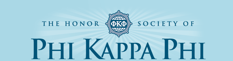 The Honor Society of Phi Kappa Phi