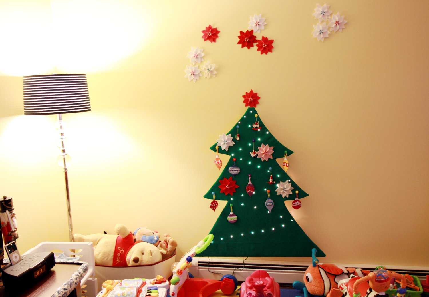 Tranquility Spot Tutorial Toddler Safe 2D Felt Christmas Tree