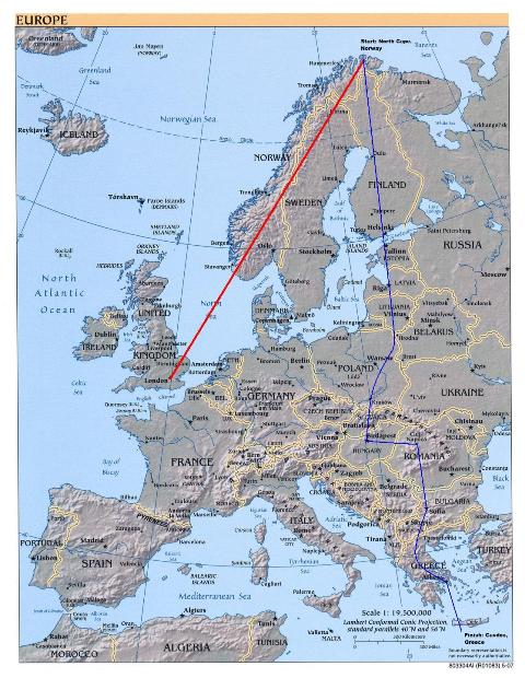 Euro E2E  - The Route