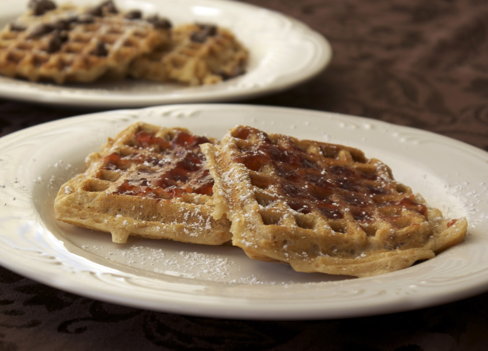 Peanut Butter Waffle Toast Heat Oven to 350