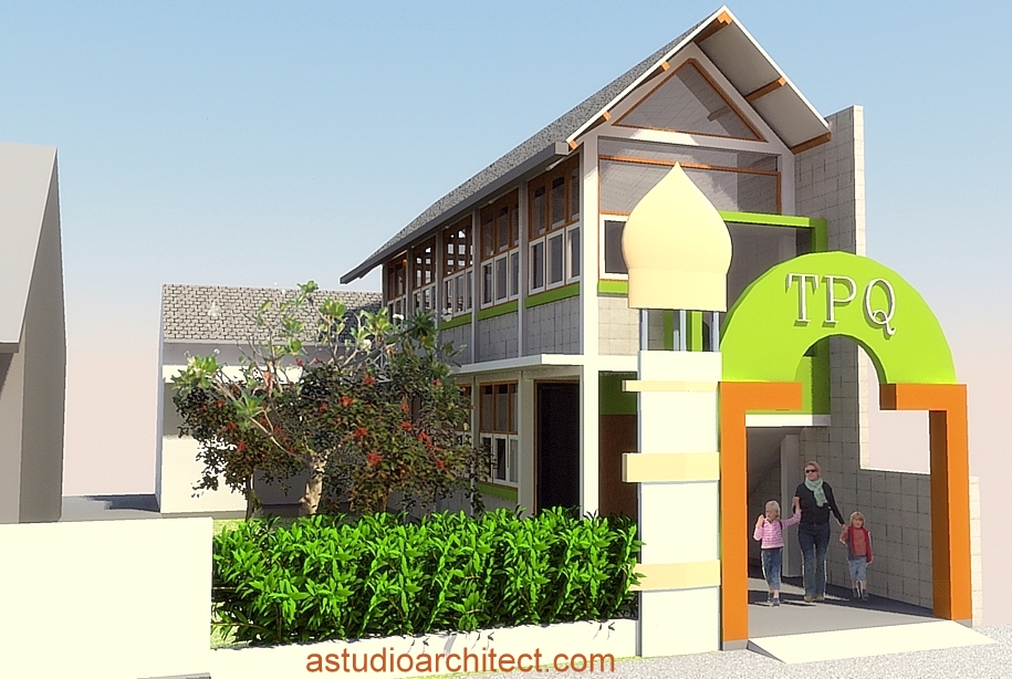Desain TPQ (Taman Pendidikan Qur'an) konsultasi gratis di Sindo