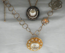 D.I.M(myself)...Clip On Earrings worn as necklace