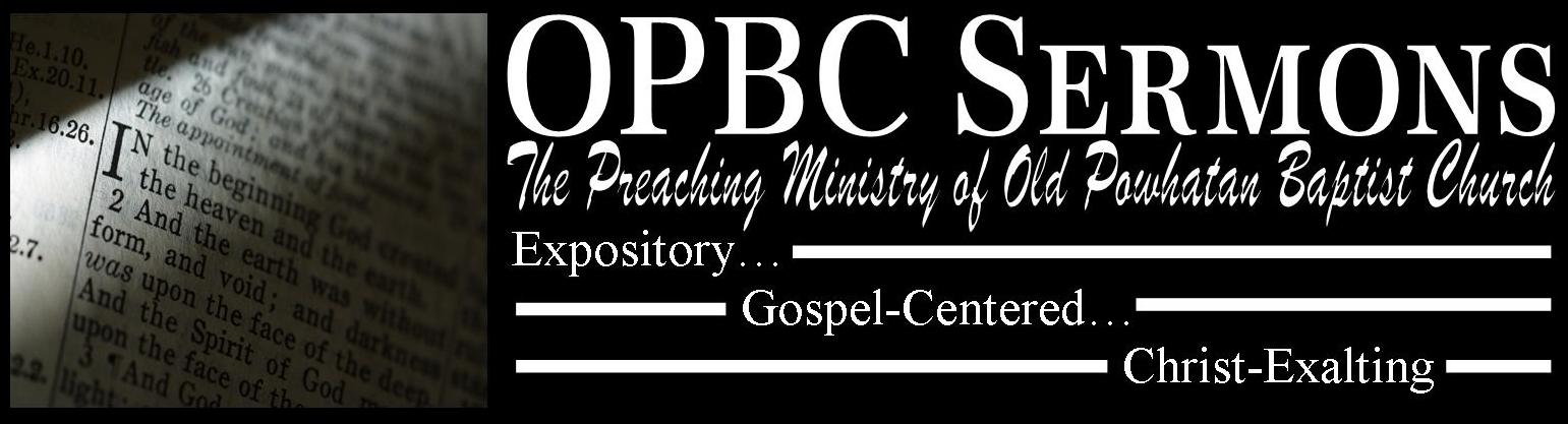 OPBC Sermons