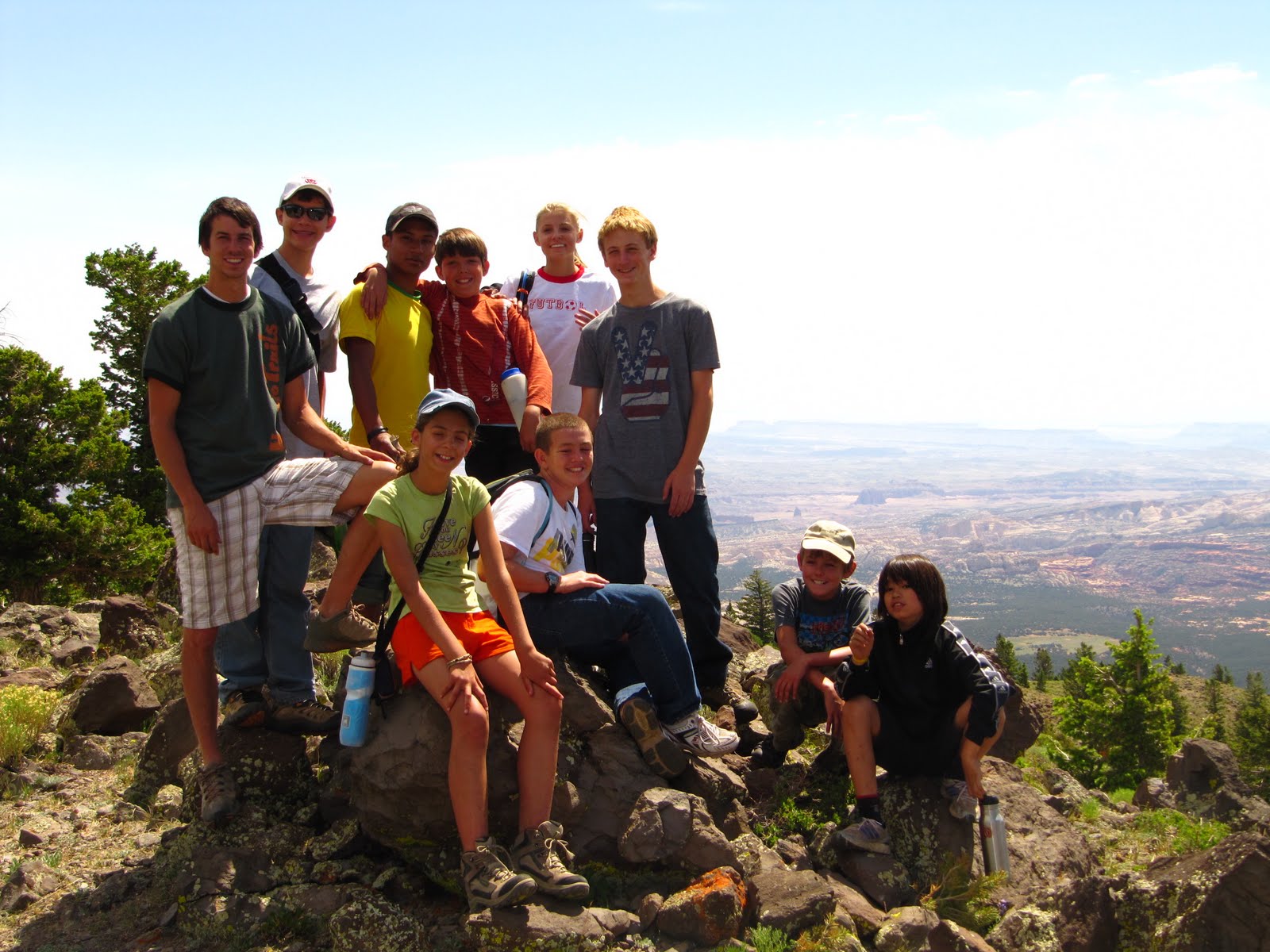 The backpackers started on