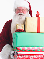Santa with Kids Presents