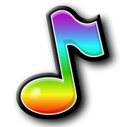 Colorful Musical Note