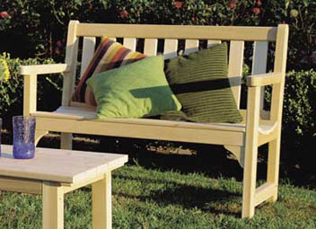 FERNANDEZ CABINET: BENCH, SILLAS Y MESAS DE MADERA PARA PATIO