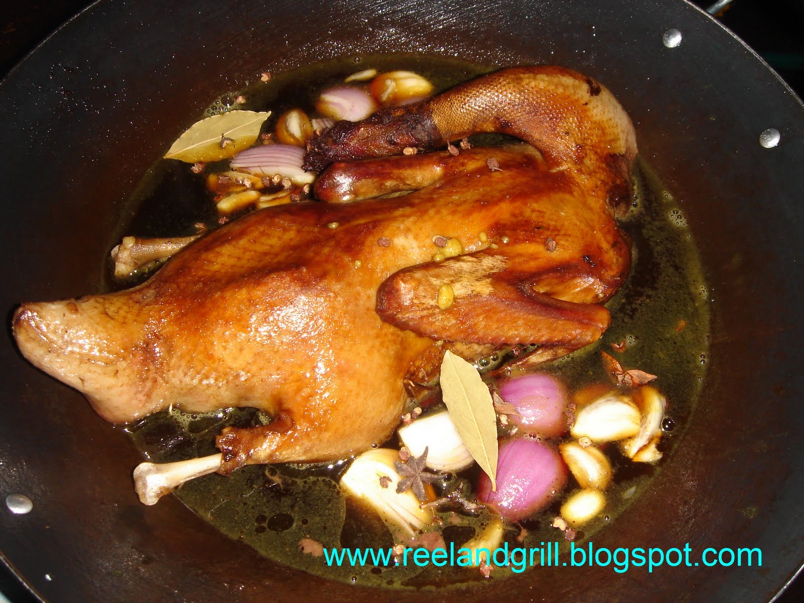 Reel and Grill Pato Tim or Patuten or Humbang Itik (Marinated Duck