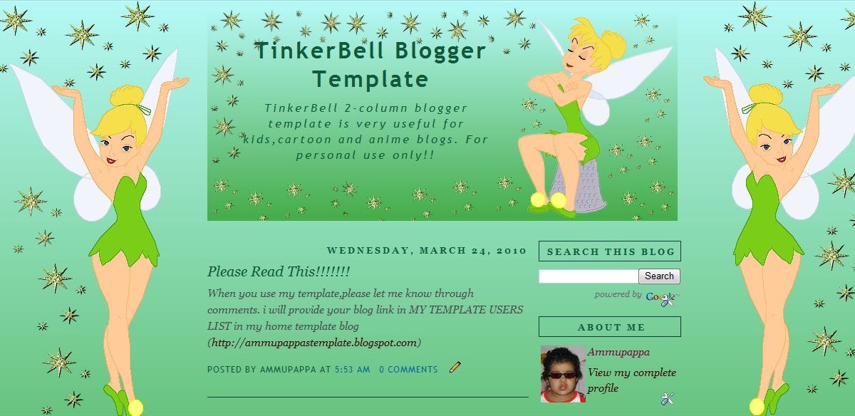 Blogger Template Layout Html