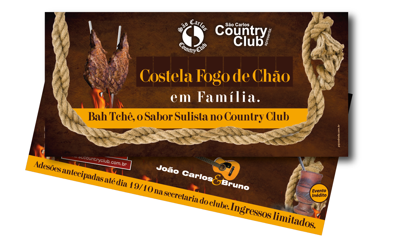 Blog P² Comunicação: São Carlos Country Club - Costela Fogo de Chão