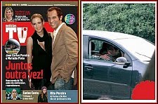 MAFALDA PINTO E JOSÉ CARLOS PEREIRA APANHADOS DENTRO DE UM CARRO