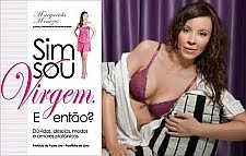 MARGARIDA MENEZES (PRESIDENTE DO CLUBE DAS VIRGENS) DESPE-SE PARA A REVISTA "VIDAS"
