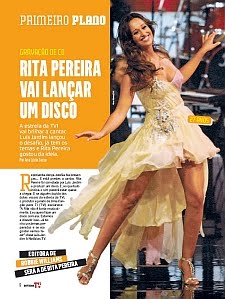 RITA PEREIRA VAI CANTAR E LANÇAR UM DISCO