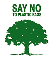 We Do not give away PLASTIC BAGS