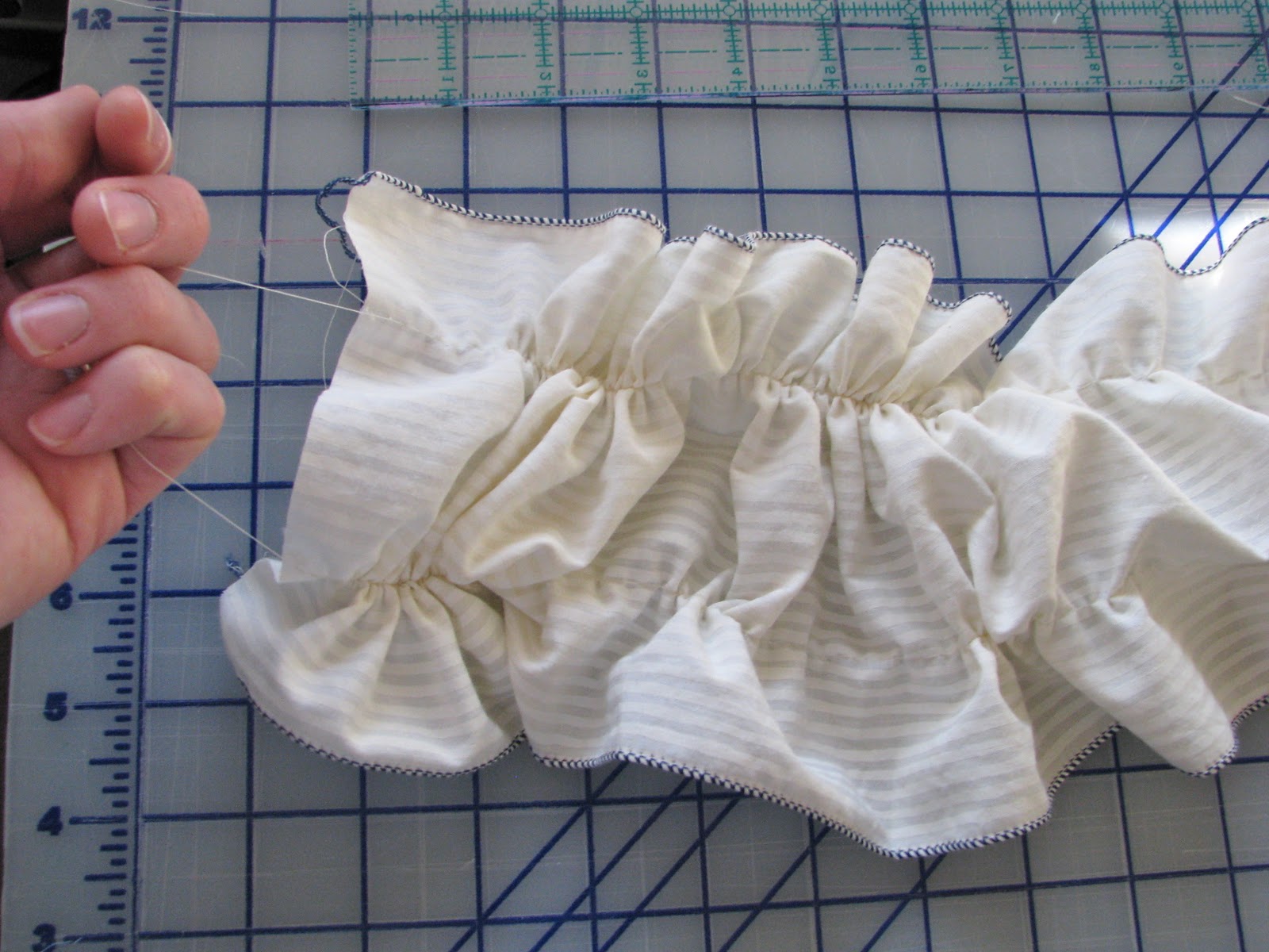 Homestitched Anthropologie Inspired Ruffled Pillow Case