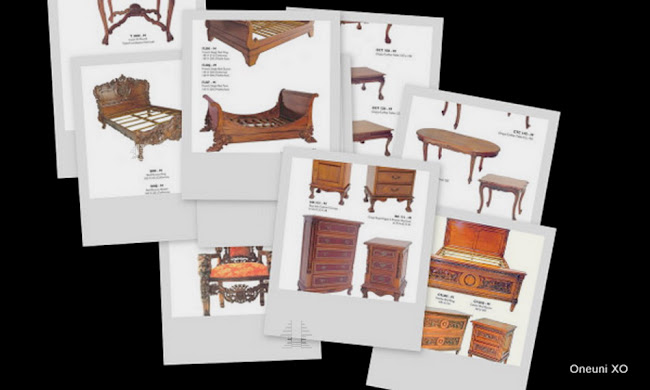 Jepara's vintage furniture products