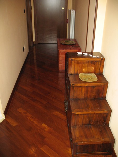 INGRESSO NELLA ZONA NOTTE - PAVIMENTI IN PARQUET