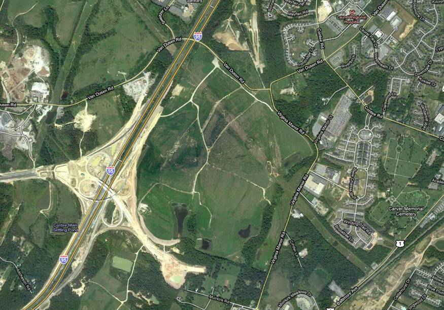 WALK LAUREL Aerial view of Laurel Google updates its maps