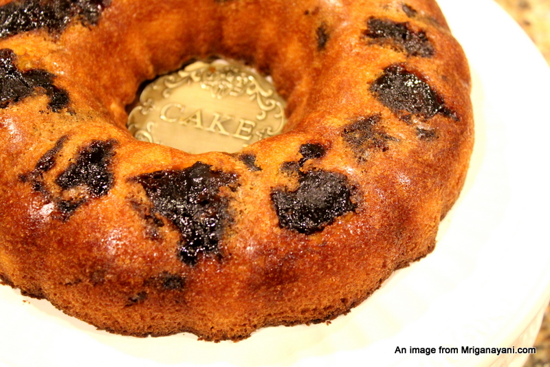 Love & Lentil Cake with Plums soaked in Apple Juice For A Sweet