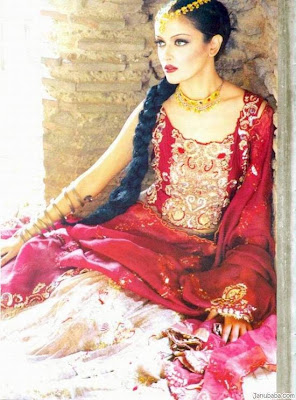 Amina Shafaat in Bridal Dress