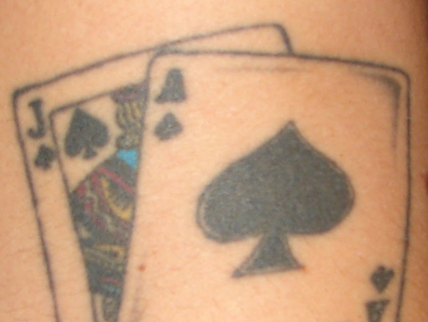 Tattoo Picture: Tattoo Picture - Ace of Spades and Jack of Spades