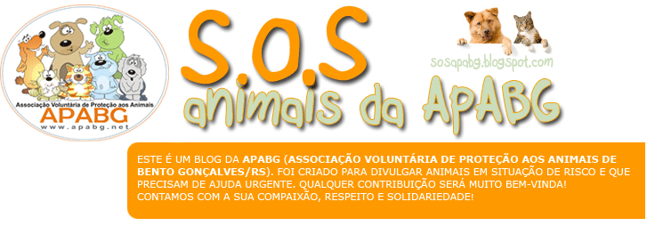 APABG pede ajuda!