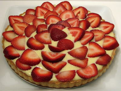 italian strawberry tart