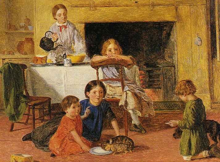 British Paintings Charles Rossiter Teatime