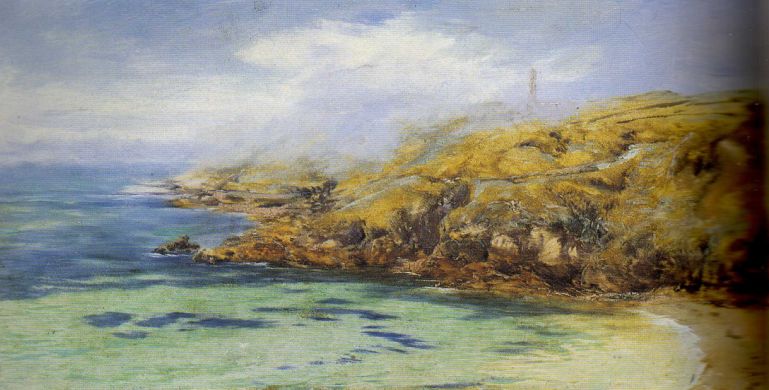 christopher russell guernsey pre raphaelite art john brett off the coast guernsey christopher russell guernsey pre raphaelite art john brett off the coast guernsey