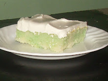 Easy Swirled Cake using Lime gelatin
