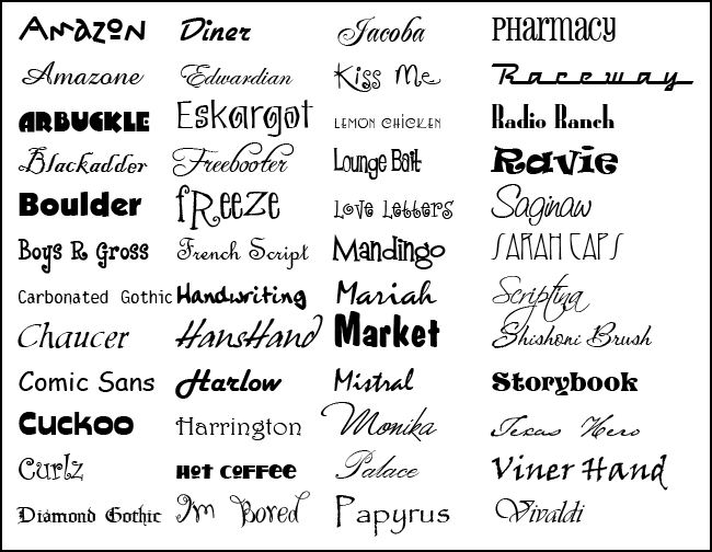 If you download any of these fonts for a project I am sure folks would love