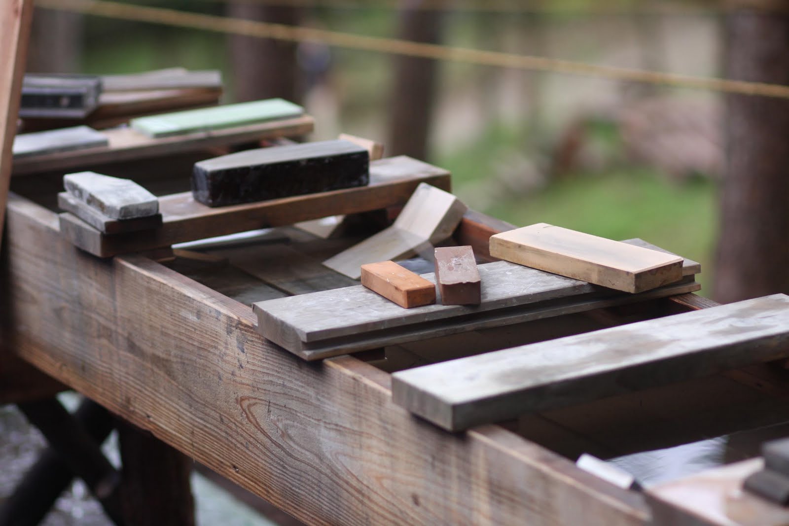 how the Japanese use waterstones for sharpening