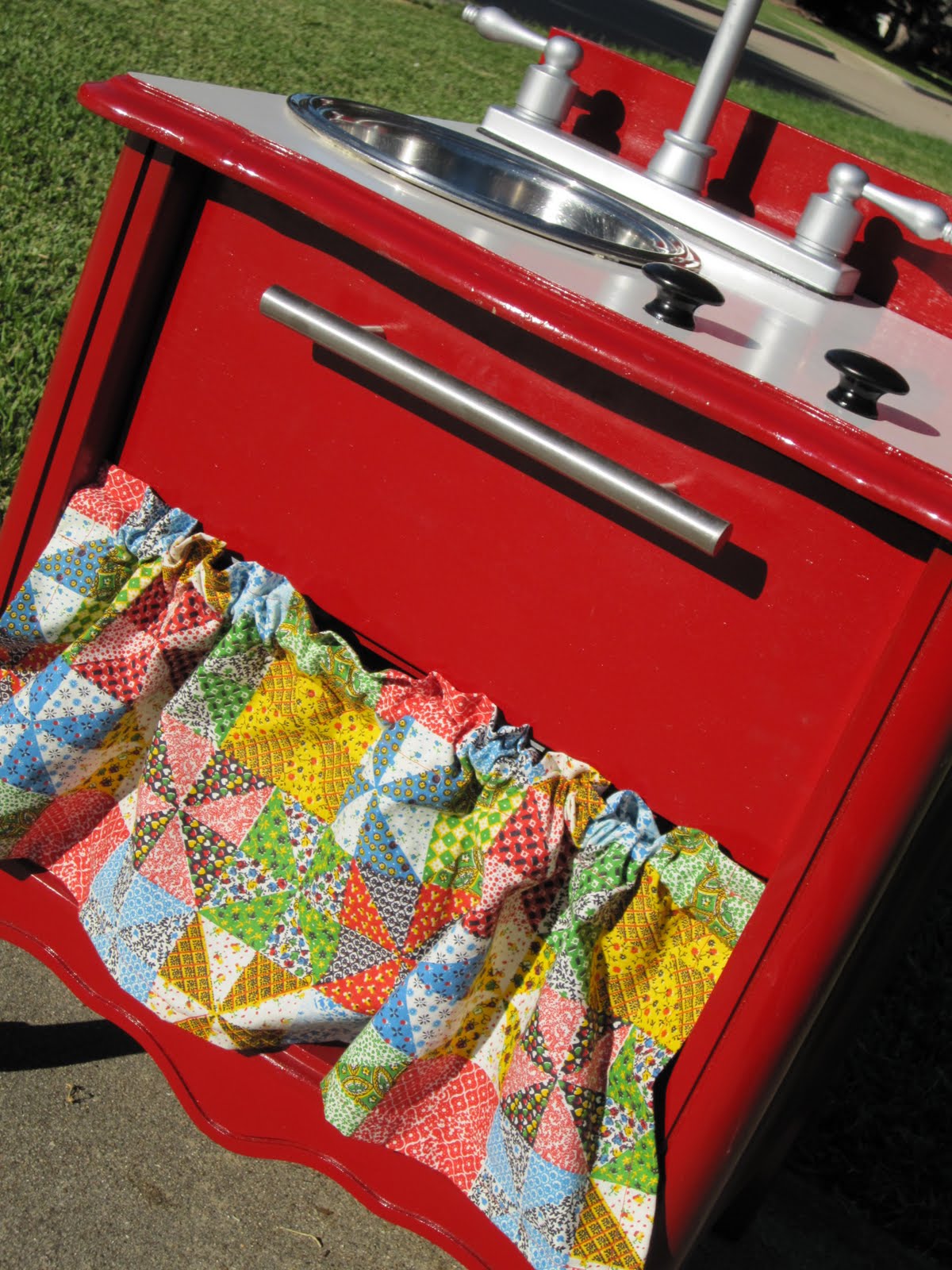 This Present Life Play Kitchen Reveal...finally!