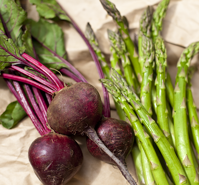 Yummy Supper Italian Roasted Asparagus and Beets with GarlicBean