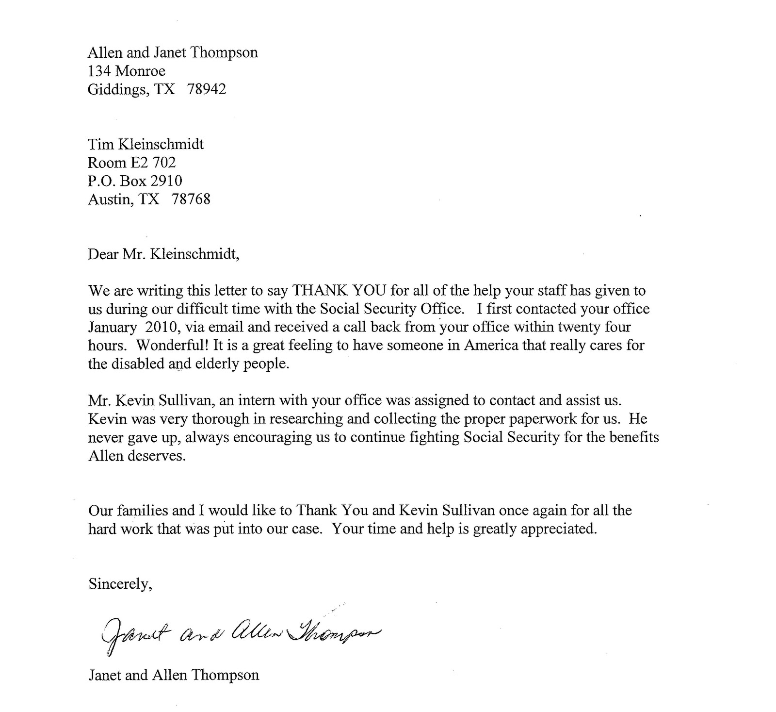 Simple Request Letter
