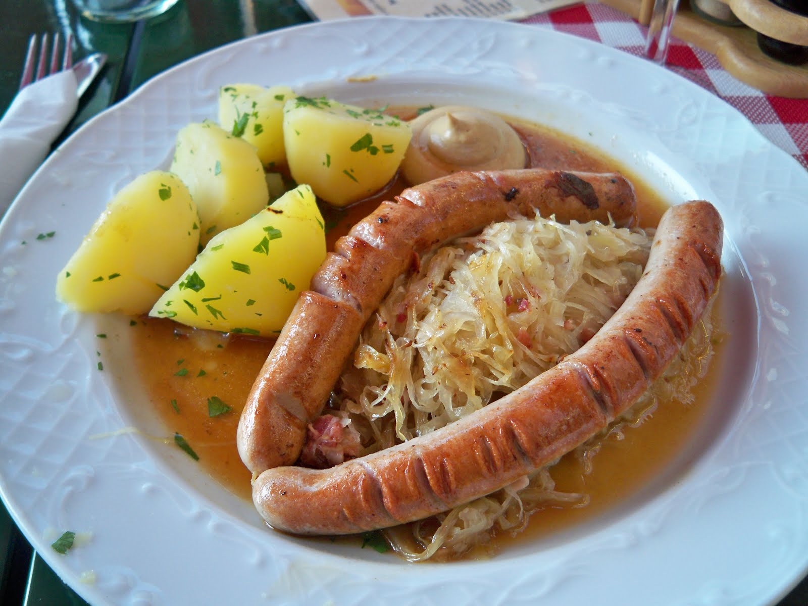 Beautiful Food: German Food. That describes it.