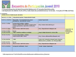 Programa Encuentro 2010