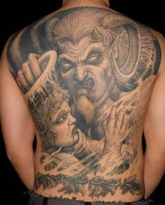 Angel and Demon Tattoos