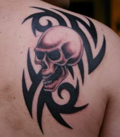 Labels tattoo skull tattoo tribal