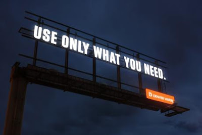 use only what you need
