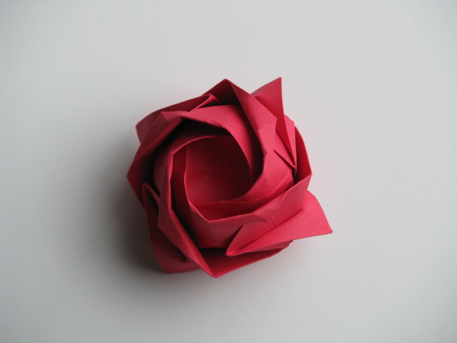 Origami Rose Brooch