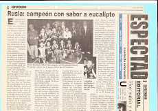 RUSIA - PRIMER CAMPEON DEL MUNDIALITO DE BABY FUTBOL