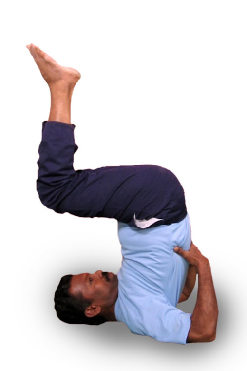 Inverted yogic Posture Position-2