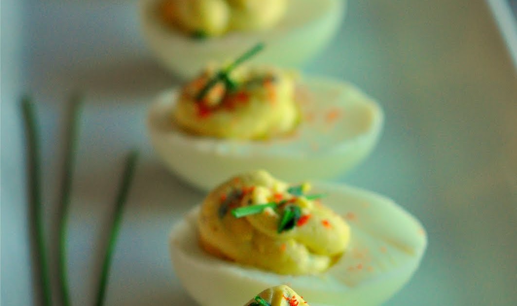 Tasty treats "Devilish" Deviled eggs Quick and easy appetizers!