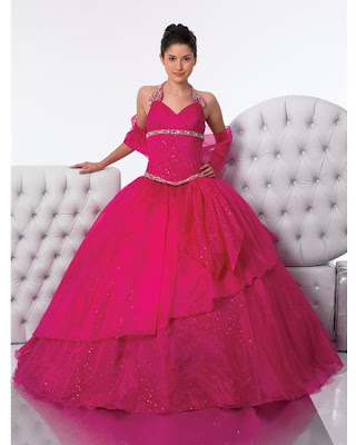 Vestido de 15 Años - Color Fucsia