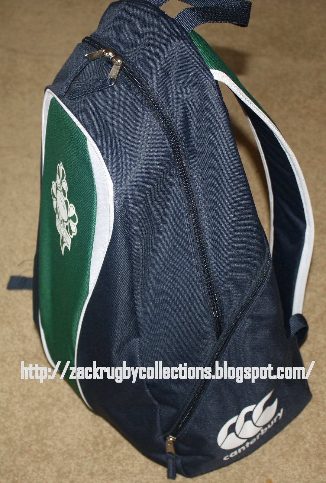 ZackRugby Collections® Ireland Rugby Back Pack